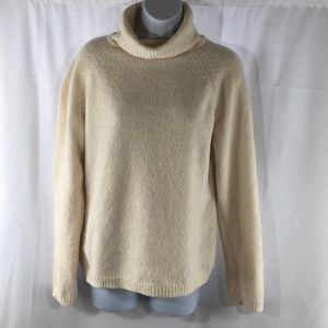 Kim Rogers M beige soft warm sweater.